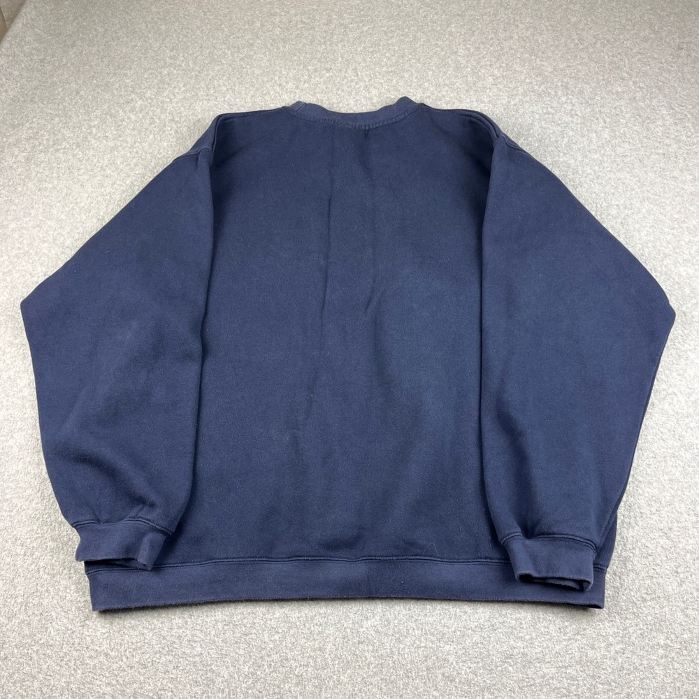 Walt Disney World Sweatshirt Men XL Navy Blue Patriotic Mickey Mouse Embroidered - Picture 7 of 7
